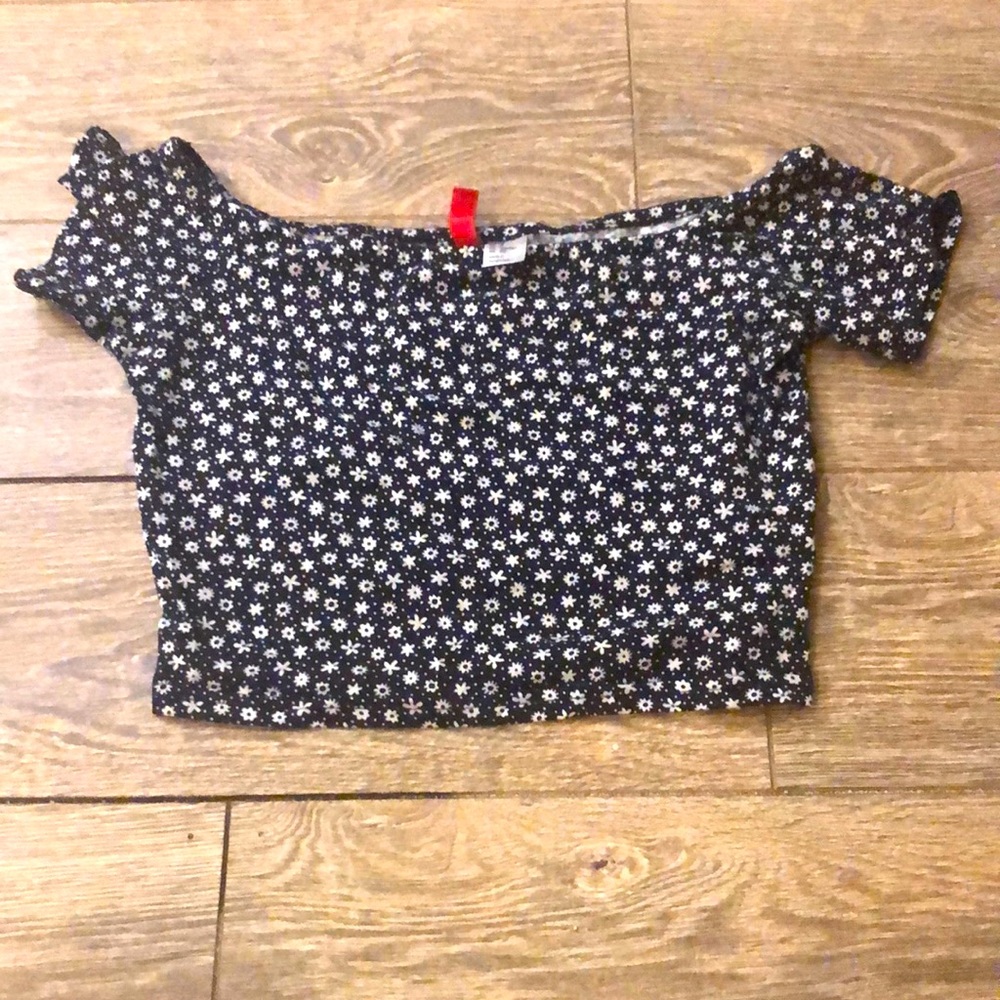 Floral crop top